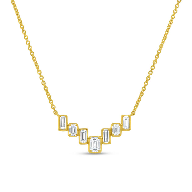 Uneek Alexandria Collection Bar Necklace