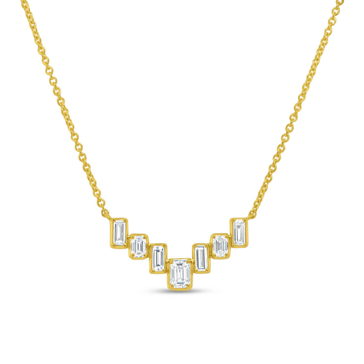 Uneek Alexandria Collection Bar Necklace