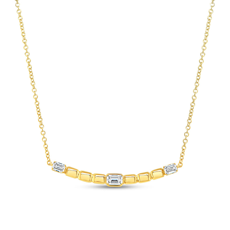 Uneek Alexandria Collection Bar Necklace