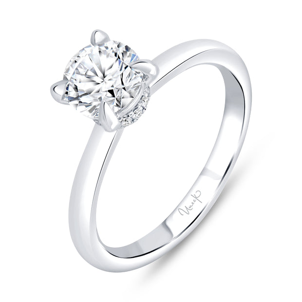 Uneek Timeless Collection Solitaire Engagement Ring