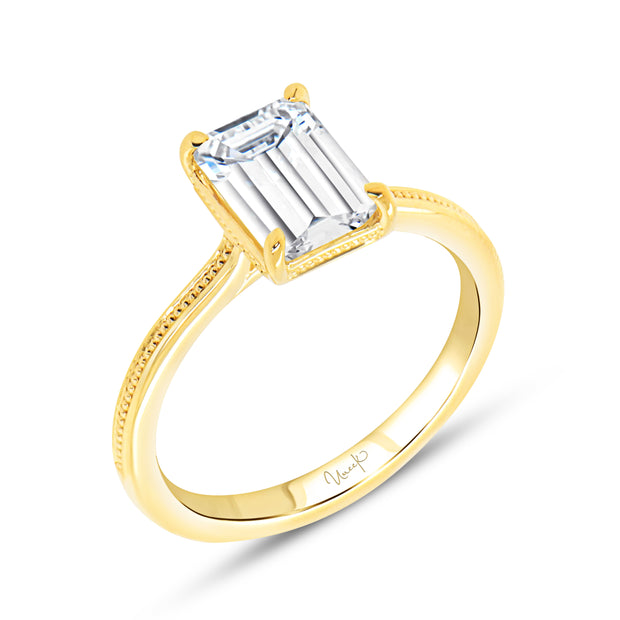 Uneek Timeless Collection Solitaire Engagement Ring