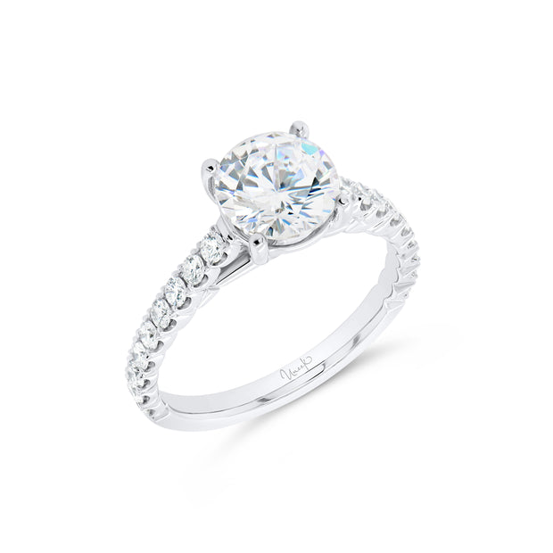 Uneek Timeless Collection Cathedral Engagement Ring