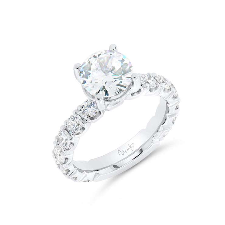 Uneek Timeless Collection Straight Engagement Ring