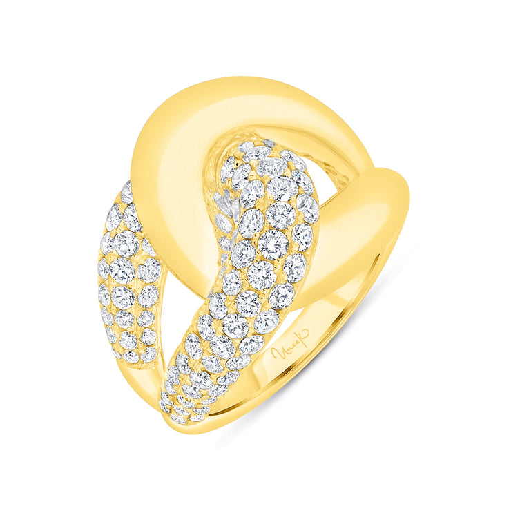 Uneek Legacy Collection Twist Fashion Ring