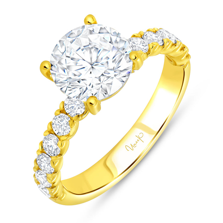 Uneek Timeless Collection Straight Engagement Ring