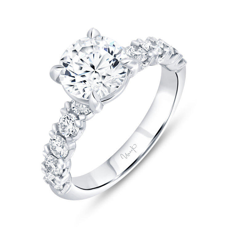 Uneek Timeless Collection Straight Engagement Ring