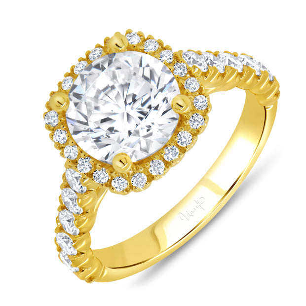 Uneek Timeless Collection Halo Engagement Ring