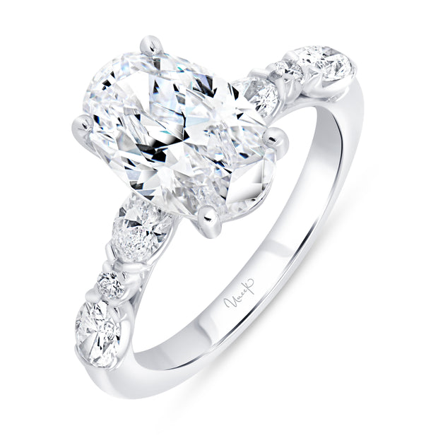 Uneek Timeless Collection Straight Engagement Ring