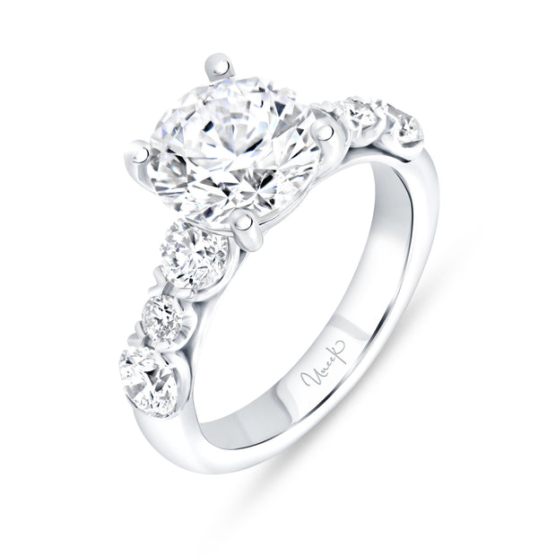 Uneek Timeless Collection Straight Engagement Ring