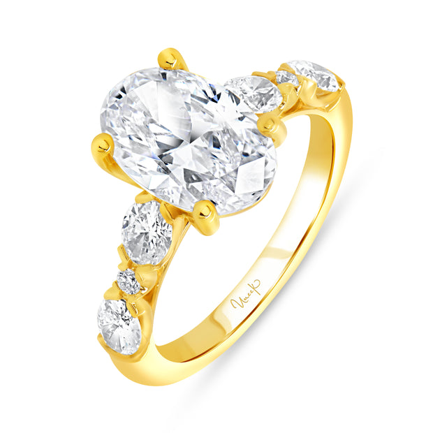 Uneek Timeless Collection Straight Engagement Ring