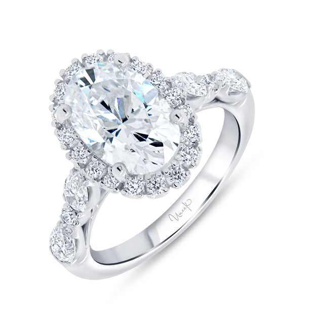 Uneek Timeless Collection Halo Engagement Ring