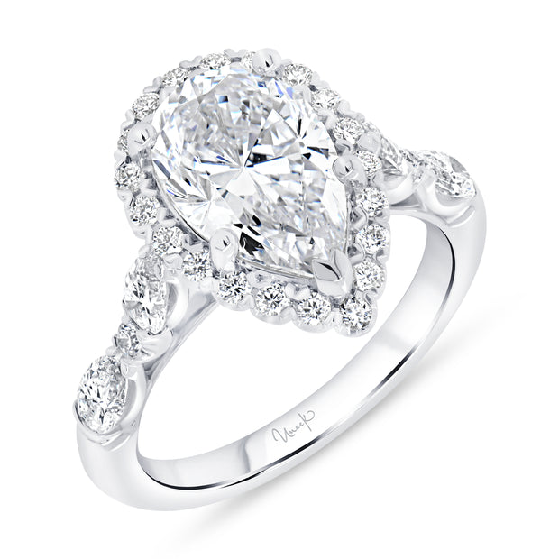 Uneek Timeless Collection Halo Engagement Ring