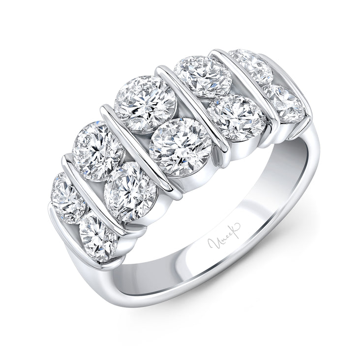 Uneek Signature Collection 2-Row Fashion Ring