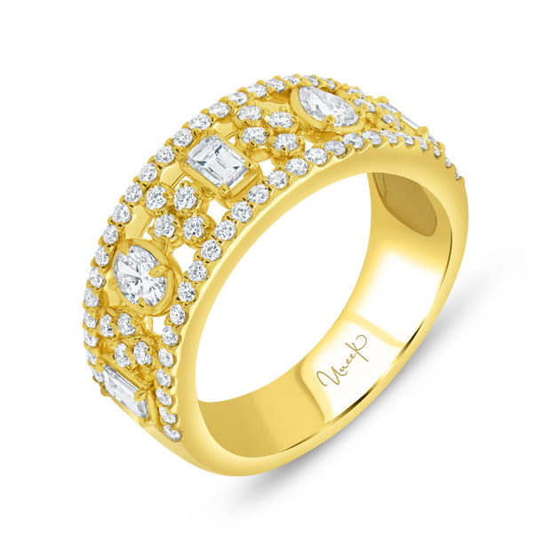 Uneek Alexandria Collection Bezel Ring