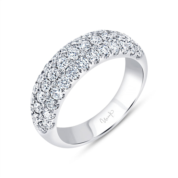 Uneek Bouquet Collection 3-Row Anniversary Ring