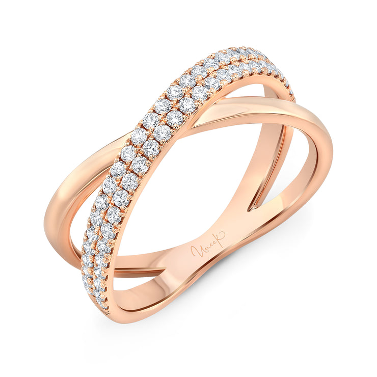 Uneek Legacy Collection Twist Diamond Fashion Ring