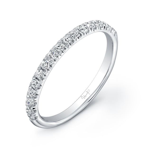 Uneek 17-Diamond U-Pave Wedding Band