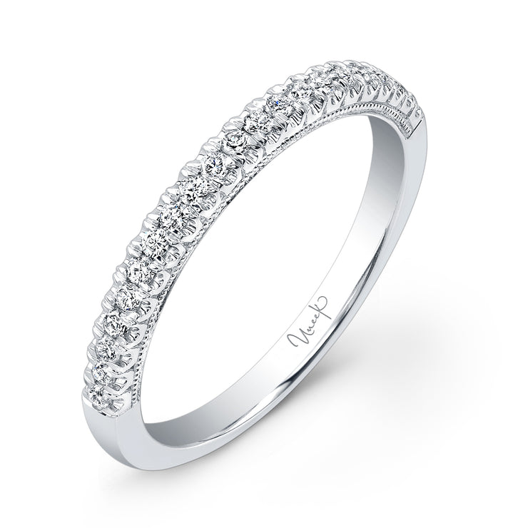 Uneek 21-Diamond U-Pave Wedding Band