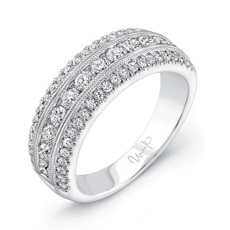 Uneek Unity Collection 3-Row Wedding Ring