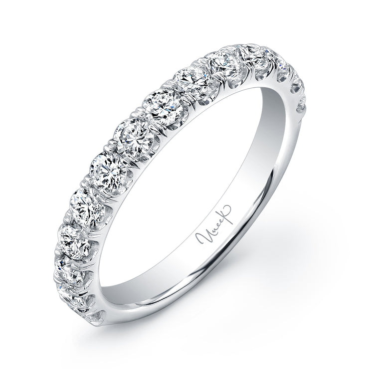 Uneek 14-Diamond U-Pave Wedding Band