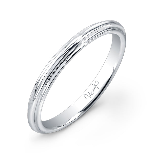 Uneek Tri-Fluted Wedding Band