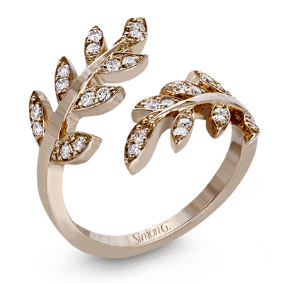 Right Hand Ring in 18k Gold with Diamonds