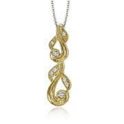 Pendant in 18k Gold with Diamonds