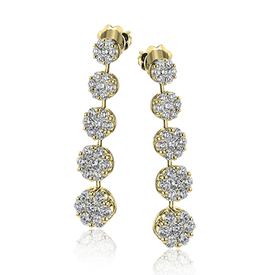 Earring in 18k Gold with Diamonds