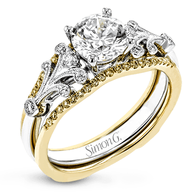 Wedding Set in 18k Gold with Diamonds