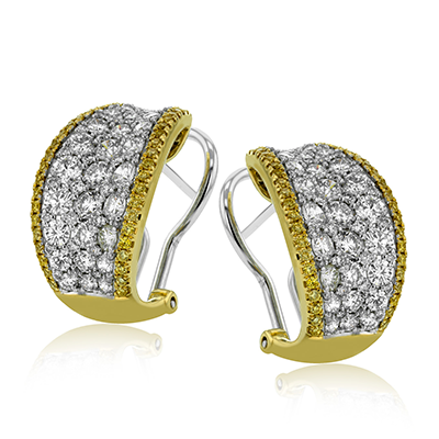 Earring in 18k Gold with Diamonds