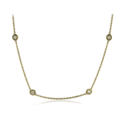 Necklace in 18k Gold with Diamonds