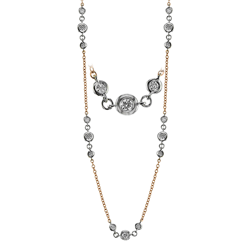 Necklace in 18k Gold with Diamonds