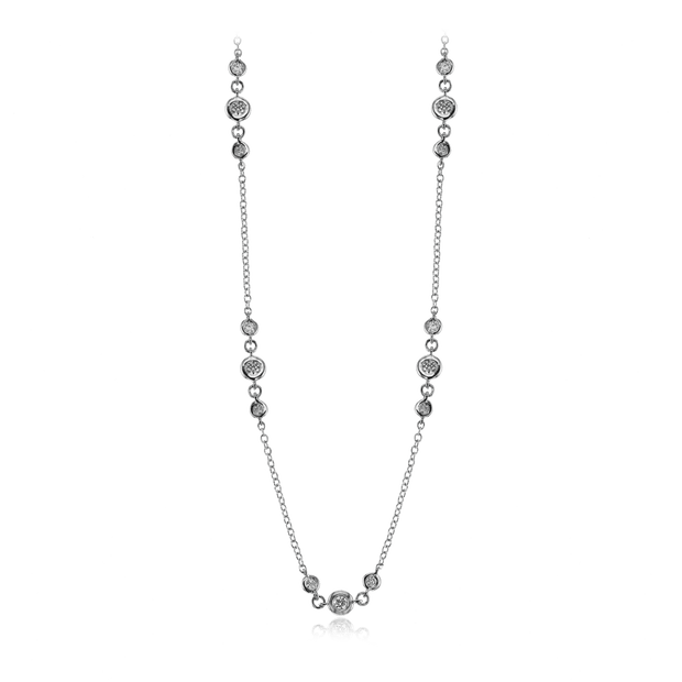 Necklace in 18k Gold with Diamonds