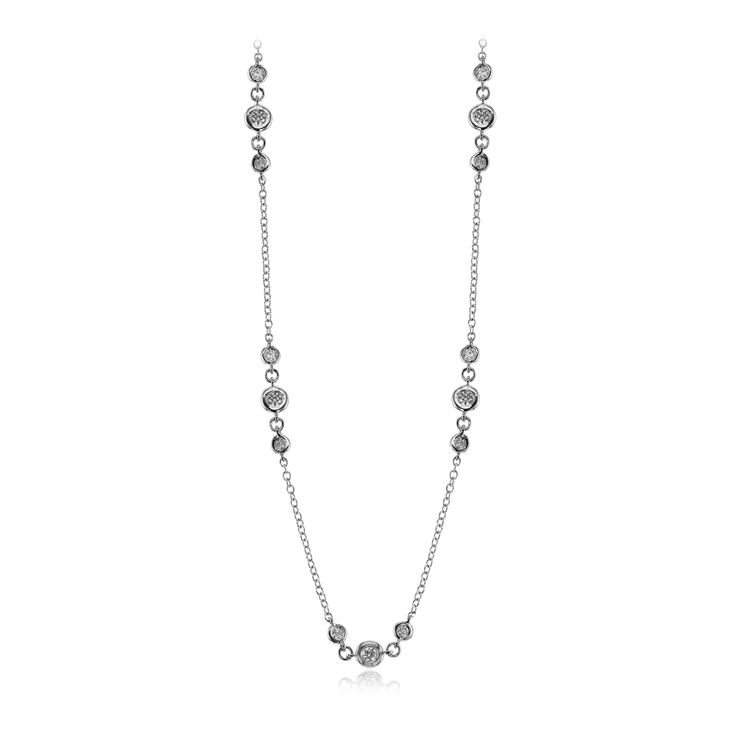 Necklace in 18k Gold with Diamonds