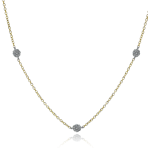 Necklace in 18k Gold with Diamonds