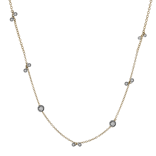 Necklace in 18k Gold with Diamonds