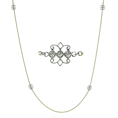 Necklace in 18k Gold with Diamonds