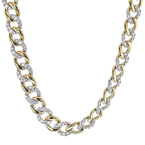 Necklace in 18k Gold with Diamonds