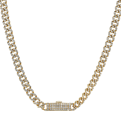 Necklace in 14k Gold with Diamonds