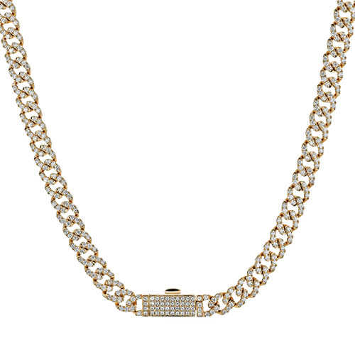 Necklace in 14k Gold with Diamonds