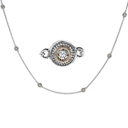 Necklace in 18k Gold with Diamonds