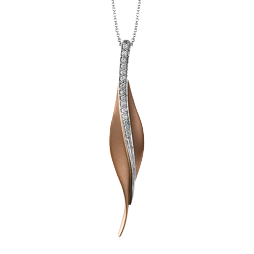 Pendant in 18k Gold with Diamonds