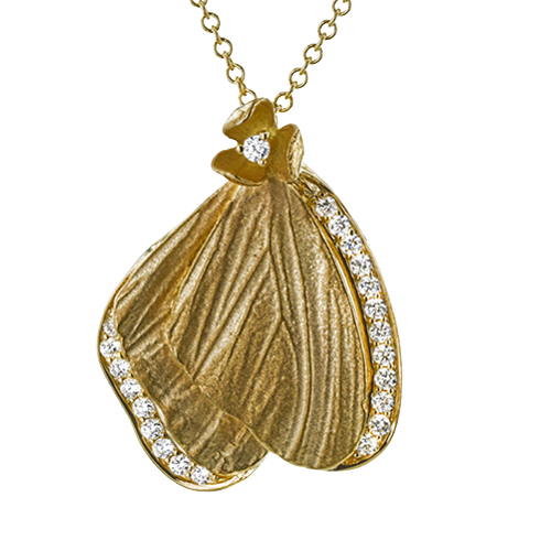 Pendant in 18k Gold with Diamonds