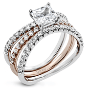 Wedding Set in 18k Gold with Diamonds