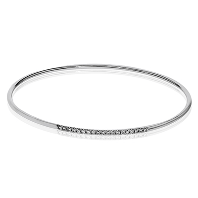 Bangle in 18k Gold with Diamonds