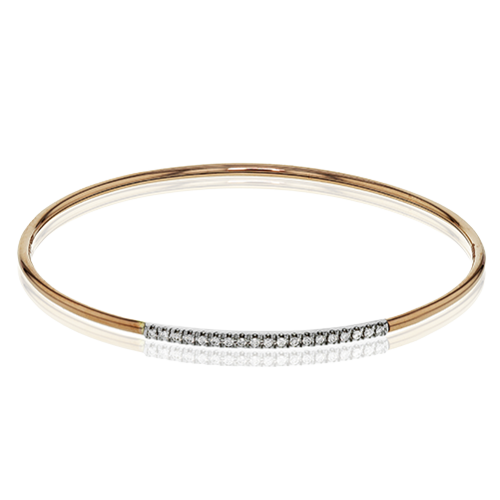 Bangle in 18k Gold with Diamonds