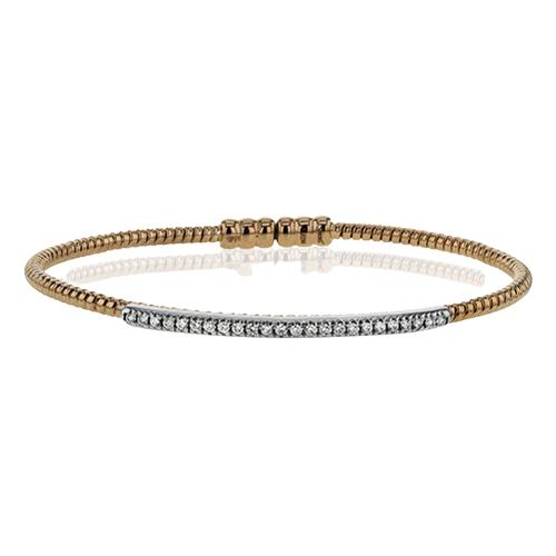 Bangle in 18k Gold with Diamonds