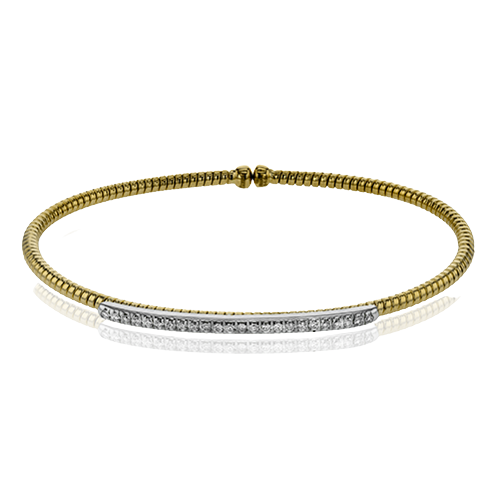 Bangle in 18k Gold with Diamonds