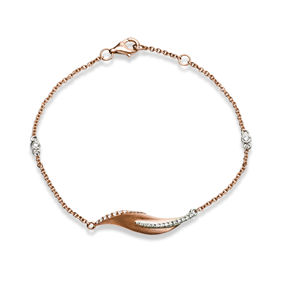 Bracelet in 18k Gold with Diamonds