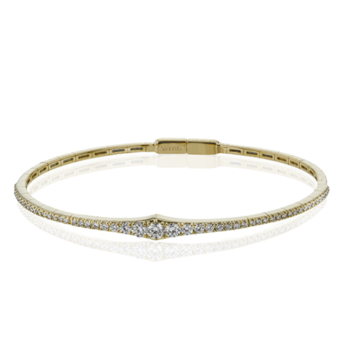 Bangle in 18k Gold with Diamonds